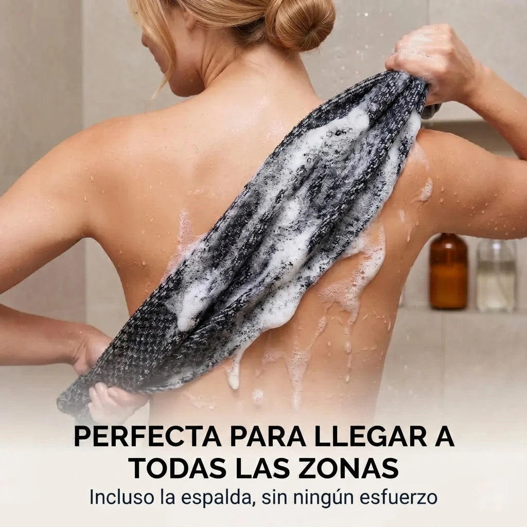 Velura™ - Toalla de ducha exfoliante