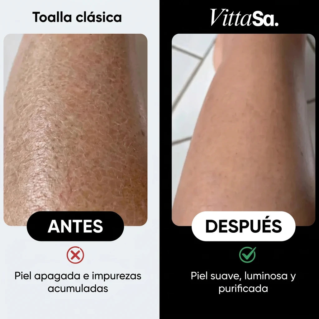 Velura™ - Toalla de ducha exfoliante
