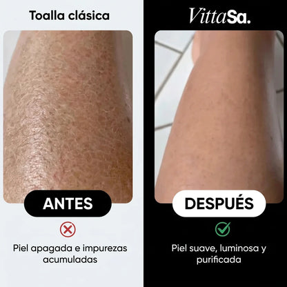 Velura™ - Toalla de ducha exfoliante