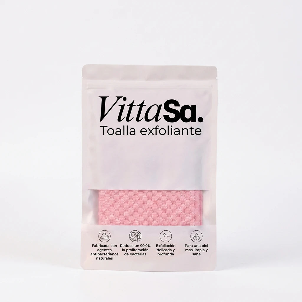 Velura™ - Toalla de ducha exfoliante