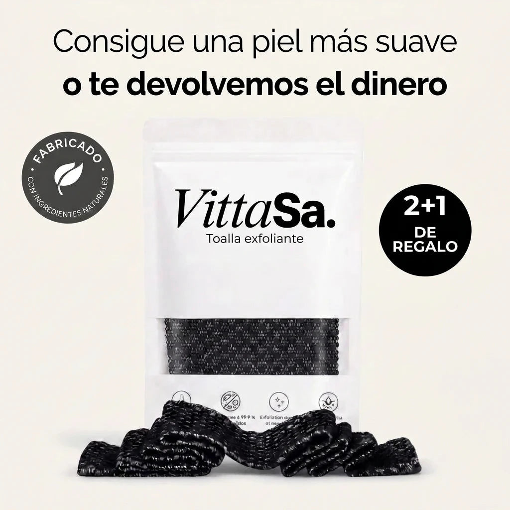 Velura™ - Toalla de ducha exfoliante