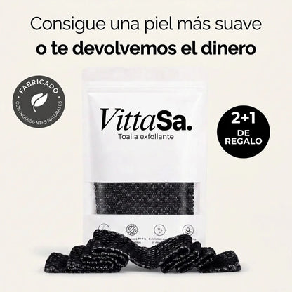 Velura™ - Toalla de ducha exfoliante