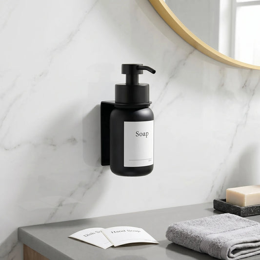 Soapik™ - Dispensador de jabón de pared en cristal