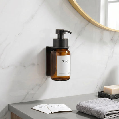 Dispensador de jabón de pared en cristal