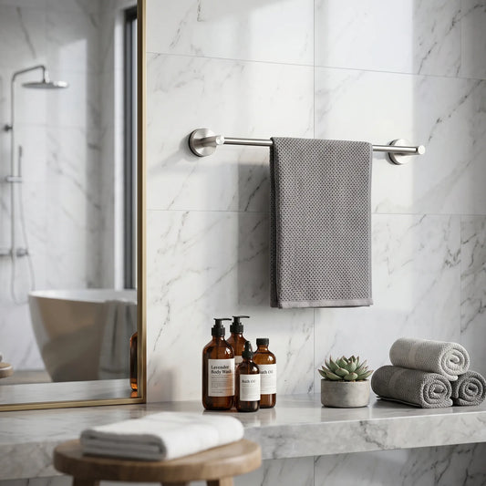 TowelGrip™ - Barra de ventosa para toallas