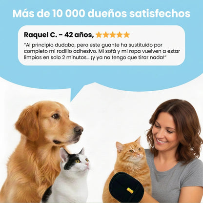 Pulnea™ - Guante quitapelos reutilizable y ecológico