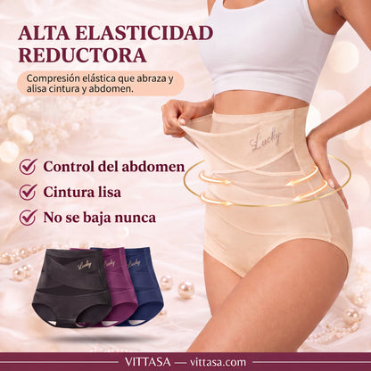 Lucky™ - Braga moldeadora sin costuras - Talle alto y vientre liso