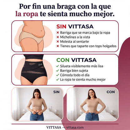 Lucky™ - Braga moldeadora sin costuras - Talle alto y vientre liso