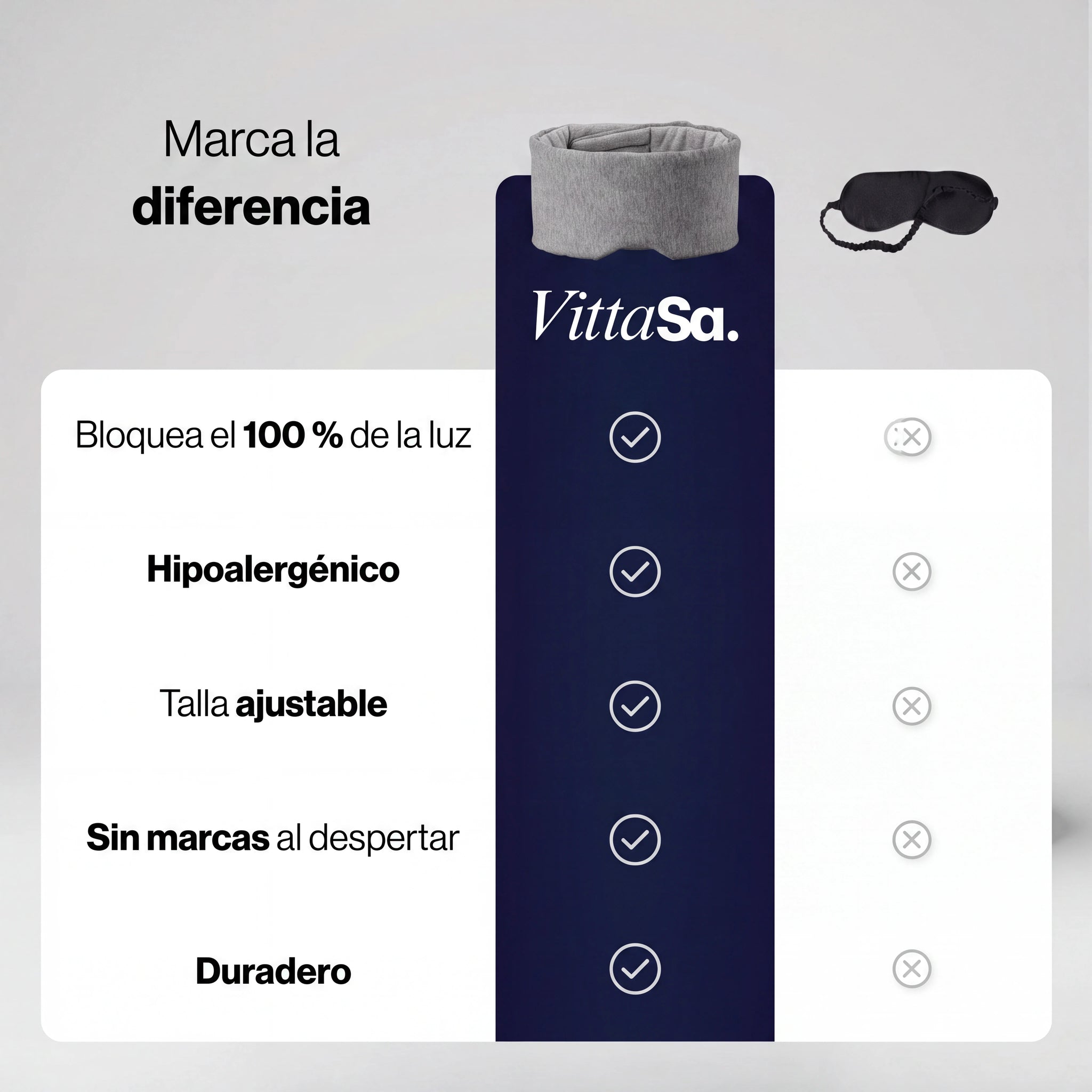 softnuit™ - Antifaz para dormir 100 % algodón