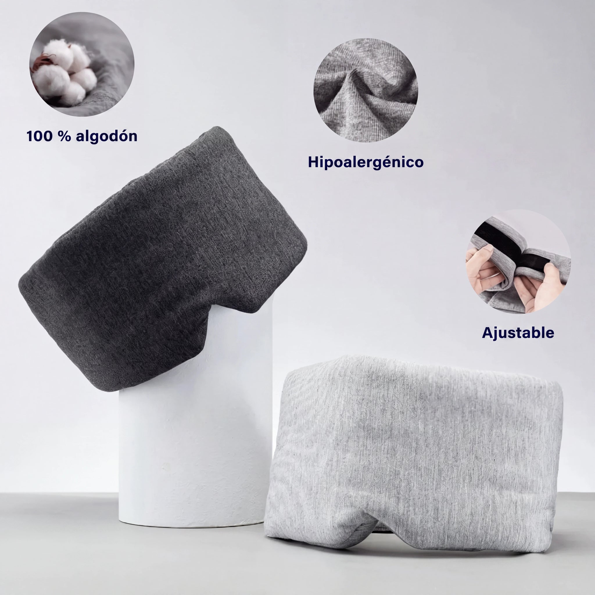 softnuit™ - Antifaz para dormir 100 % algodón