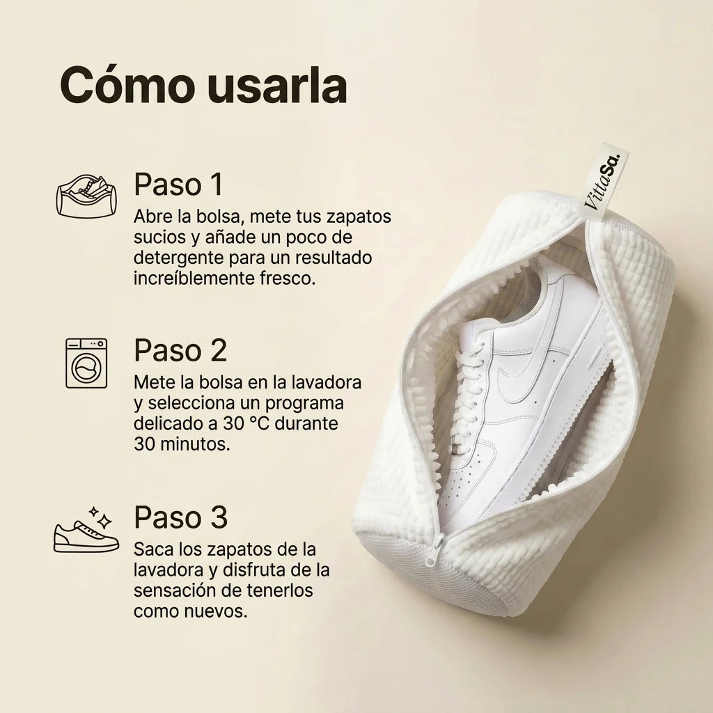 SoleCare™ - Bolsa de lavado de fibra suave