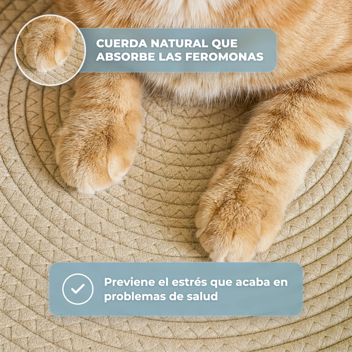 Nidora™ cuerda natural que absorbe las feromonas