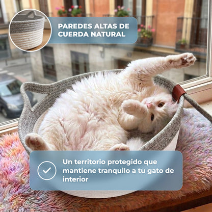 Nidora™ paredes altas de cuerda natural