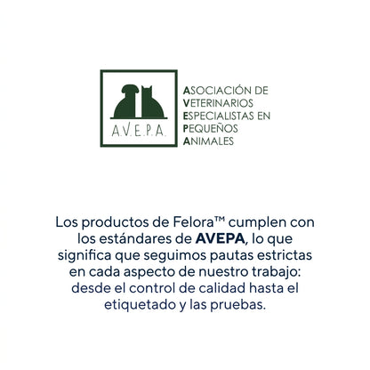 Felora cumple los estándares de AVEPA
