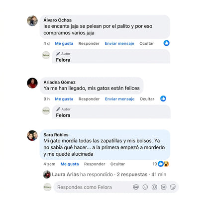 Reseñas de clientes en Facebook