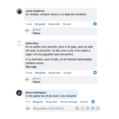 Reseñas de clientes en Facebook